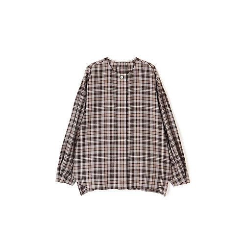 【ヒューマンウーマン/HUMAN WOMAN】のオリジナルチェックシャツブラウス 人気、トレンドファッション・服の通販 founy(ファニー) 　ファッション　Fashion　レディースファッション　WOMEN　トップス・カットソー　Tops/Tshirt　シャツ/ブラウス　Shirts/Blouses　おすすめ　Recommend　チェック　Check　ピーチ　Peach　ヘリンボン　Herringbone　秋　Autumn/Fall　other-2|ID: prp329100004150617 ipo3291000000031287619
