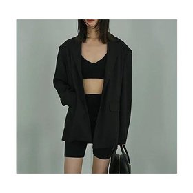 【マージュール/marjour】のDAD JACKET 人気、トレンドファッション・服の通販 founy(ファニー) ファッション Fashion レディースファッション WOMEN アウター Coat Outerwear ジャケット Jackets インナー Inner ショルダー Shoulder ストレッチ Stretch スリット Slit タンク Tank トレンド Trend ビッグ Big ベーシック Basic 今季 This Season 夏 Summer 定番 Standard 春 Spring 秋 Autumn/Fall 長袖 Long Sleeve |ID:prp329100004150723