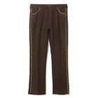 【その他のブランド/Other】のLASER STITCH WRANCHER PANTS 人気、トレンドファッション・服の通販 founy(ファニー) ファッション Fashion メンズファッション MEN ボトムス Bottoms/Men 2023年 2023 2023-2024秋冬・A/W Aw/Autumn/Winter//Fw/Fall-Winter/2023-2024 コラボ Collaboration センター Center デニム Denim フレア Flare 今季 This Season 洗える Washable thumbnail BROWN&#215;YELLOW|ID: prp329100004150772 ipo3291000000028554463