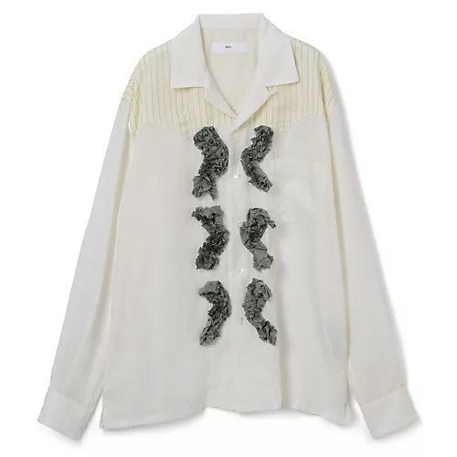 【トーガ ビリリース/TOGA VIRILIS / MEN】のCupra jacquard shirt 人気、トレンドファッション・服の通販 founy(ファニー) 　ファッション　Fashion　メンズファッション　MEN　2022年　2022　2022-2023秋冬・A/W　Aw/Autumn/Winter//Fw/Fall-Winter/2022-2023　ウエスタン　Western　ギャザー　Gather　フロント　Front　ヨーク　Yoke　レース　Race　洗える　Washable　 other-1|ID: prp329100004150776 ipo3291000000029077149