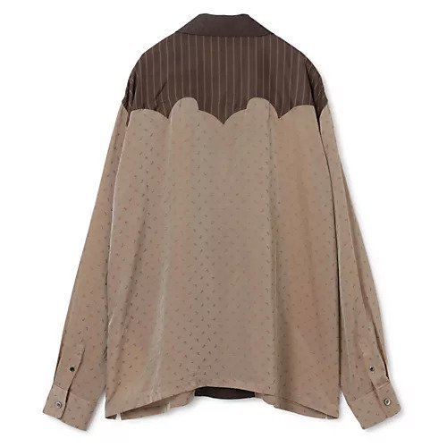 【トーガ ビリリース/TOGA VIRILIS / MEN】のCupra jacquard shirt 人気、トレンドファッション・服の通販 founy(ファニー) 　ファッション　Fashion　メンズファッション　MEN　2022年　2022　2022-2023秋冬・A/W　Aw/Autumn/Winter//Fw/Fall-Winter/2022-2023　ウエスタン　Western　ギャザー　Gather　フロント　Front　ヨーク　Yoke　レース　Race　洗える　Washable　other-2|ID: prp329100004150776 ipo3291000000031287814