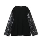 【トーガ ビリリース/TOGA VIRILIS / MEN】のPadding sleeve top 人気、トレンドファッション・服の通販 founy(ファニー) ファッション Fashion メンズファッション MEN コンビ Combination ショルダー Shoulder ドロップ Drop 洗える Washable thumbnail BLACK|ID: prp329100004150797 ipo3291000000028554619