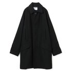 【トーガ ビリリース/TOGA VIRILIS / MEN】のWool melton coat 人気、トレンドファッション・服の通販 founy(ファニー) ファッション Fashion メンズファッション MEN アウター Coats Outerwear/Men フラップ Flap ポケット Pocket マフラー Scarf メルトン Melton 防寒 Cold Protection thumbnail BLACK|ID: prp329100004150815 ipo3291000000028554696