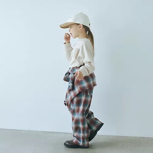 【グリーンレーベルリラクシング/green label relaxing / UNITED ARROWS / KIDS】のTJ オンブレチェック ネルパンツ / キッズ 100cm-130cm インテリア・キッズ・メンズ・レディースファッション・服の通販 founy(ファニー) 　ファッション　Fashion　キッズファッション　KIDS　ボトムス　Bottoms/Kids　秋　Autumn/Fall　グラデーション　Gradation　セットアップ　Set Up　チェック　Check　おすすめ　Recommend　WINE|ID: prp329100004150820 ipo3291000000028554715