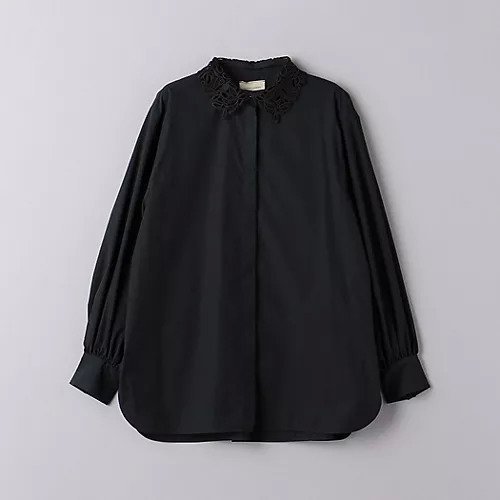 【ユナイテッドアローズ/UNITED ARROWS】のレディ レースカラー 2WAYブラウス インテリア・キッズ・メンズ・レディースファッション・服の通販 founy(ファニー) 　ファッション　Fashion　レディースファッション　WOMEN　トップス・カットソー　Tops/Tshirt　シャツ/ブラウス　Shirts/Blouses　インナー　Inner　コンパクト　Compact　シンプル　Simple　タイプライター　Typewriter　レース　Race　おすすめ　Recommend　BLACK|ID: prp329100004151789 ipo3291000000028572479