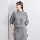 【ユナイテッドアローズ/UNITED ARROWS】のフォックスカシミヤ ハーフスリーブ ニット MD.GRAY|ID:prp329100004151800