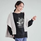 【シューラルー/SHOO LA RUE】の【S-LL/洗える】プリントスウェット 人気、トレンドファッション・服の通販 founy(ファニー) ファッション Fashion レディースファッション WOMEN トップス・カットソー Tops/Tshirt パーカ Sweats スウェット Sweat インナー Inner 洗える Washable 今季 This Season スマート Smart スリット Slit バランス Balance ブルゾン Blouson プリント Print おすすめ Recommend thumbnail ブラック|ID: prp329100004151805 ipo3291000000028572619