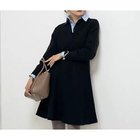 【ノーリーズ/NOLLEY'S】のポロ襟フレアワンピース 人気、トレンドファッション・服の通販 founy(ファニー) ファッション Fashion レディースファッション WOMEN ワンピース Dress 2024年 2024 2024-2025秋冬・A/W Aw/Autumn/Winter/Fw/Fall/2024-2025 ストレッチ Stretch フレア Flare ロング Long thumbnail ブラック|ID: prp329100004151822 ipo3291000000028572819