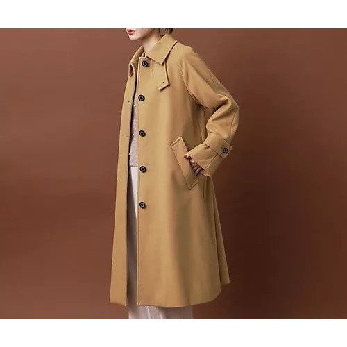 【ドレステリア/DRESSTERIOR】の【大人百花冬号掲載 モデル美香さん着用】Super110sウールAラインステンカラーコート インテリア・キッズ・メンズ・レディースファッション・服の通販 founy(ファニー) 　ファッション　Fashion　レディースファッション　WOMEN　アウター　Coat Outerwear　コート　Coats　スマート　Smart　トレンド　Trend　ドレス　Dress　定番　Standard　ベーシック　Basic　ポケット　Pocket　メルトン　Melton　ワイド　Wide　冬　Winter　キャメルブラウン|ID: prp329100004151870 ipo3291000000028890327