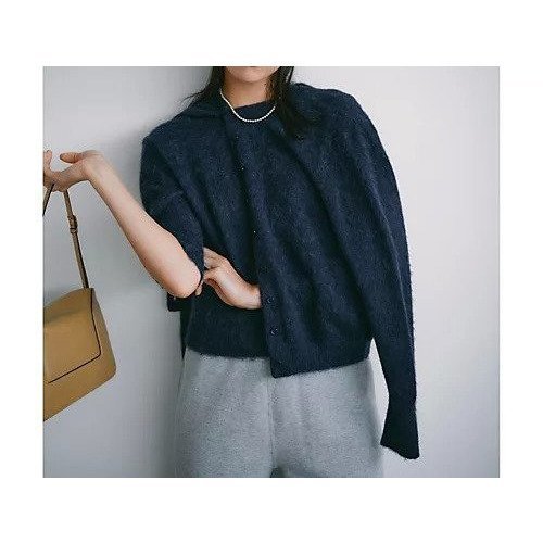 【スアデオ/suadeo】のアルパカ混半袖クルーニット 人気、トレンドファッション・服の通販 founy(ファニー) 　ファッション　Fashion　レディースファッション　WOMEN　トップス・カットソー　Tops/Tshirt　ニット　Knit Tops　クロップド　Cropped　ボトム　Bottom　エレガント 上品　Elegant　半袖　Short Sleeve　other-3|ID: prp329100004153103 ipo3291000000031730236