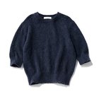 【スアデオ/suadeo】のアルパカ混半袖クルーニット 人気、トレンドファッション・服の通販 founy(ファニー) ファッション Fashion レディースファッション Fashion for Women トップス・カットソー Cut & Sew Tops ニット Knit Tops & Sweaters クロップド Cropped, Short Length ボトム Bottoms, Lower Wear エレガント 上品 Elegant 半袖 Short Sleeve, Half Sleeve thumbnail ネイビー|ID: prp329100004153103 ipo3291000000034953902
