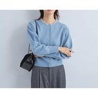 【グリーンレーベル リラクシング / ユナイテッドアローズ/green label relaxing / UNITED ARROWS】のスパークル ビジュー ニット カーディガン -ウォッシャブル- LT.BLUE|ID: prp329100004153110 ipo3291000000028594205