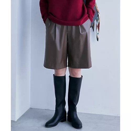 【ザ ショップ ティーケー/THE SHOP TK】の大人合皮ハーフパンツ 人気、トレンドファッション・服の通販 founy(ファニー) 　ファッション　Fashion　レディースファッション　WOMEN　パンツ　Pants　ハーフ / ショートパンツ　Short Pants　おすすめ　Recommend　クール　Cool　ショート　Short　シンプル　Simple　スマート　Smart　タイツ　Tights　トレンド　Trend　ハーフ　Half　ポケット　Pocket　ロング　Long　冬　Winter　 other-1|ID: prp329100004153129 ipo3291000000028594358