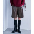 【ザ ショップ ティーケー/THE SHOP TK】の大人合皮ハーフパンツ 人気、トレンドファッション・服の通販 founy(ファニー) ファッション Fashion レディースファッション WOMEN パンツ Pants ハーフ / ショートパンツ Short Pants おすすめ Recommend クール Cool ショート Short シンプル Simple スマート Smart タイツ Tights トレンド Trend ハーフ Half ポケット Pocket ロング Long 冬 Winter thumbnail ブラウン|ID: prp329100004153129 ipo3291000000028594359