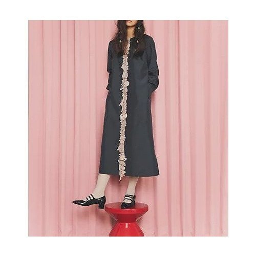 【ミナ ペルホネン/mina perhonen】の【SPURSHOP別注】forest paradeシルクドレス 人気、トレンドファッション・服の通販 founy(ファニー) 　ファッション　Fashion　レディースファッション　WOMEN　ワンピース　Dress　ドレス　Party Dresses　2024年　2024　2024-2025秋冬・A/W　Aw/Autumn/Winter/Fw/Fall/2024-2025　シルク　Silk　スリット　Slit　ドレス　Dress　フロント　Front　レース　Race　別注　Special Order　other-3|ID: prp329100004153132 ipo3291000000032165251