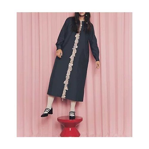 【ミナ ペルホネン/mina perhonen】の【SPURSHOP別注】forest paradeシルクドレス 人気、トレンドファッション・服の通販 founy(ファニー) 　ファッション　Fashion　レディースファッション　Fashion for Women　ワンピース　Dresses　フォーマル・パーティードレス・結婚式用ドレス　Elegant & Casual Dresses　2024年　2024　2024-2025秋冬・A/W　Autumn/Winter 2024–25 AW24–25　シルク　Silk, 100% Silk　スリット　Slit, Slit Detail　ドレス　Dress, One-Piece　フロント　Front, Front Design　レース　Lace, Lace Fabric　別注　Limited Edition, Custom Order　other-2|ID: prp329100004153132 ipo3291000000034865571