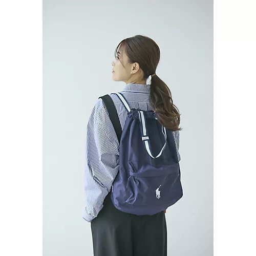 【ポロラルフローレン/POLO RALPH LAUREN】のPP刺繍 2WAYレインバッグ 人気、トレンドファッション・服の通販 founy(ファニー) 　ファッション　Fashion　レディースファッション　Ladies' Fashion Online　バッグ　Bag　アイビー　Ivy　トートバック　Tote Bag　ニューヨーク　New York　ポケット　Pocket　リュック　Ruck Sack　ワンポイント　One Point　傘　Umbrella　other-3|ID: prp329100004153139 ipo3291000000031287445