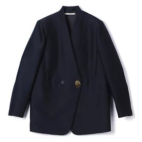 【ハルノブムラタ/HARUNOBUMURATA】の【SPURSHOP別注】ネイビージャケット HARU 人気、トレンドファッション・服の通販 founy(ファニー) ファッション Fashion レディースファッション WOMEN アウター Coat Outerwear ジャケット Jackets 2024年 2024 2024-2025秋冬・A/W Aw/Autumn/Winter/Fw/Fall/2024-2025 シルク Silk ジャケット Jacket プレート Plate 別注 Special Order 定番 Standard |ID:prp329100004153178