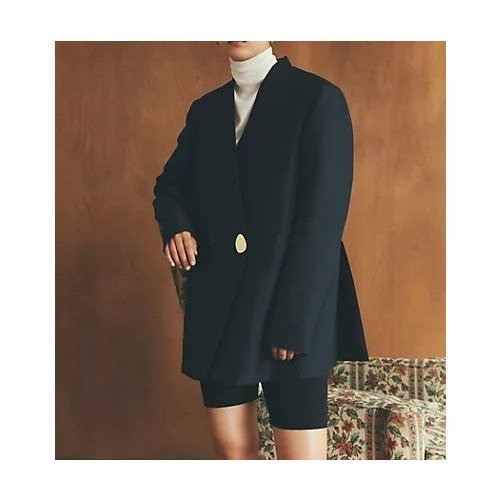 【ハルノブムラタ/HARUNOBUMURATA】の【SPURSHOP別注】ネイビージャケット HARU 人気、トレンドファッション・服の通販 founy(ファニー) 　ファッション　Fashion　レディースファッション　WOMEN　アウター　Coat Outerwear　ジャケット　Jackets　2024年　2024　2024-2025秋冬・A/W　Aw/Autumn/Winter/Fw/Fall/2024-2025　シルク　Silk　ジャケット　Jacket　プレート　Plate　別注　Special Order　定番　Standard　other-3|ID: prp329100004153178 ipo3291000000031718397