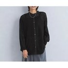 【グリーンレーベル リラクシング / ユナイテッドアローズ/green label relaxing / UNITED ARROWS】のレース バンドカラー シャツ 人気、トレンドファッション・服の通販 founy(ファニー) ファッション Fashion レディースファッション WOMEN トップス・カットソー Tops/Tshirt シャツ/ブラウス Shirts/Blouses 春 Spring 秋 Autumn/Fall ボトム Bottom レース Race ワイド Wide 冬 Winter エレガント 上品 Elegant thumbnail BLACK|ID: prp329100004154221 ipo3291000000028614115