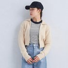 【グリーンレーベル リラクシング / ユナイテッドアローズ/green label relaxing / UNITED ARROWS】のフラッフィー ジップアップ カーディガン BEIGE|ID: prp329100004154225 ipo3291000000028614143