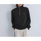 【グリーンレーベル リラクシング / ユナイテッドアローズ/green label relaxing / UNITED ARROWS】のハーフジップ スウェット プルオーバー BLACK|ID: prp329100004154230 ipo3291000000028614182