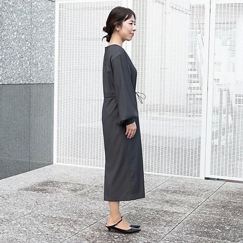 【エムセブンデイズ/M7days】の【コラボ】ドロスト切替ワンピース 人気、トレンドファッション・服の通販 founy(ファニー) 　ファッション　Fashion　レディースファッション　Fashion for Women　ワンピース　Dresses　アクセサリー　Fashion Accessories　エレガント 上品　Elegant　コラボ　Collaboration, Collab　フェミニン　Feminine, Girly　今季　This Season, Current Season　切替　Switching, Contrast Panel　洗える　Machine Washable　A/W・秋冬　Autumn/Winter　other-3|ID: prp329100004157705 ipo3291000000034941917