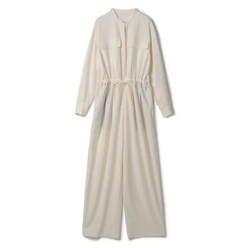 【エムセブンデイズ/M7days】の【コラボ】きれい見えオールインワン インテリア・キッズ・メンズ・レディースファッション・服の通販 founy(ファニー) 　ファッション　Fashion　レディースファッション　Fashion for Women　ワンピース　Dresses　オールインワン・ワンピース　Dresses and Jumpsuits　インナー　Innerwear　カーディガン　Cardigan, Knitwear　コラボ　Collaboration, Collab　シンプル　Simple, Minimal　ジャケット　Jacket, Outerwear　ストレート　Straight, Straight Cut　タートル　Turtleneck, Turtle Collar　バランス　Balance, Style Balance　ワイド　Wide, Wide Fit　ビジネス 仕事 通勤　Business / Work / Commuting　洗える　Machine Washable　エクリュ|ID: prp329100004157706 ipo3291000000034942223