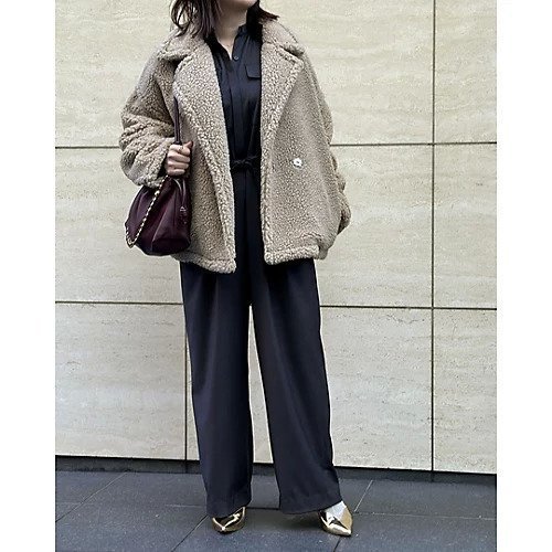 【エムセブンデイズ/M7days】の【コラボ】きれい見えオールインワン 人気、トレンドファッション・服の通販 founy(ファニー) 　ファッション　Fashion　レディースファッション　Fashion for Women　ワンピース　Dresses　オールインワン・ワンピース　Dresses and Jumpsuits　インナー　Innerwear　カーディガン　Cardigan, Knitwear　コラボ　Collaboration, Collab　シンプル　Simple, Minimal　ジャケット　Jacket, Outerwear　ストレート　Straight, Straight Cut　タートル　Turtleneck, Turtle Collar　バランス　Balance, Style Balance　ワイド　Wide, Wide Fit　ビジネス 仕事 通勤　Business / Work / Commuting　洗える　Machine Washable　other-3|ID: prp329100004157706 ipo3291000000034942225