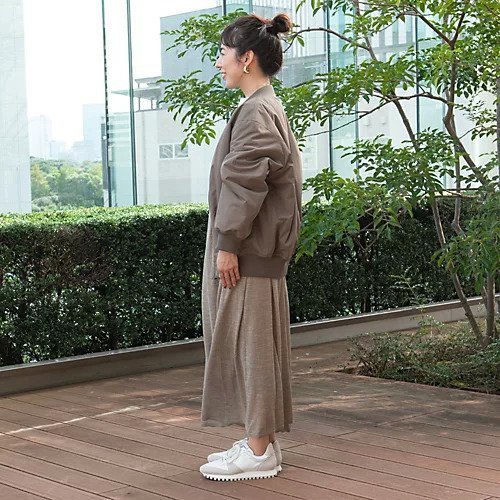 【エムセブンデイズ/M7days】の【コラボ】撥水中綿 MA-1風ブルゾン 人気、トレンドファッション・服の通販 founy(ファニー) 　ファッション　Fashion　レディースファッション　Fashion for Women　アウター　Coat / Outerwear Collection　ブルゾンジャケット・スポーティアウター　Blouson Jackets　MA-1ジャケット　MA-1 Bomber Jackets / Flight Jackets　洗える　Machine Washable　秋　Autumn　キルト　Quilt, Quilted Fabric　コラボ　Collaboration, Collab　シルバー　Silver, Metallic Silver　シンプル　Simple, Minimal　ツイル　Twist, Twisted Detail　フロント　Front, Front Design　ブルゾン　Blouson, Bomber Jacket　ポケット　Pocket, Pocket Detail　エレガント 上品　Elegant　other-3|ID: prp329100004157714 ipo3291000000033110978