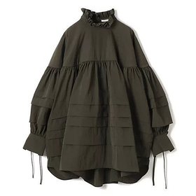 【セシリー バンセン/CECILIE BAHNSEN】 ALBERTE SHIRT人気、トレンドファッション・服の通販 founy(ファニー) ファッション Fashion レディースファッション WOMEN トップス・カットソー Tops/Tshirt シャツ/ブラウス Shirts/Blouses 2024年 2024 2024-2025秋冬・A/W Aw/Autumn/Winter/Fw/Fall/2024-2025 スタイリッシュ Stylish タフタ Taffeta ドレス Dress バランス Balance フリル Frills リボン Ribbon 洗える Washable |ID:prp329100004158531