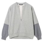 【ミューニック/Munich】のfrench terry x knit docking p/o 人気、トレンドファッション・服の通販 founy(ファニー) ファッション Fashion レディースファッション WOMEN トップス・カットソー Tops/Tshirt ニット Knit Tops スウェット Sweat 今季 This Season 洗える Washable thumbnail m/gry|ID: prp329100004158548 ipo3291000000028684835