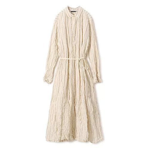 【パドカレ/pas de calais】の24AWハイカウントワッシャー インテリア・キッズ・メンズ・レディースファッション・服の通販 founy(ファニー) 　ファッション　Fashion　レディースファッション　WOMEN　2024年　2024　2024-2025秋冬・A/W　Aw/Autumn/Winter/Fw/Fall/2024-2025　シャツワンピ　Shirt Dress　シンプル　Simple　洗える　Washable　アイボリー|ID: prp329100004158569 ipo3291000000030967257