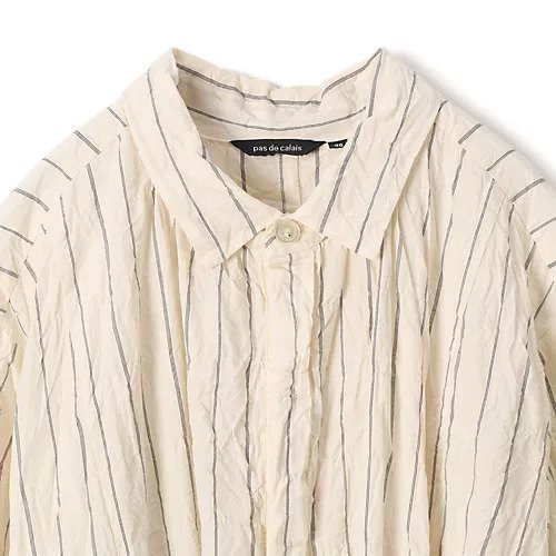 【パドカレ/pas de calais】の24AWハイカウントワッシャー 人気、トレンドファッション・服の通販 founy(ファニー) 　ファッション　Fashion　レディースファッション　WOMEN　2024年　2024　2024-2025秋冬・A/W　Aw/Autumn/Winter/Fw/Fall/2024-2025　シャツワンピ　Shirt Dress　シンプル　Simple　洗える　Washable　other-3|ID: prp329100004158569 ipo3291000000031258209