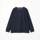 【グリーンレーベルリラクシング/green label relaxing / UNITED ARROWS / MEN】のメランジ ダブルフェイス ノーカラー カットソー NAVY|ID: prp329100004158614 ipo3291000000028685256