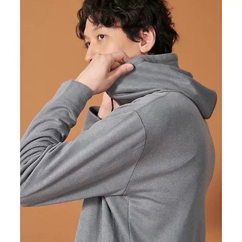 【ザ ショップ ティーケー/THE SHOP TK / MEN】の杢スウェードタッチパーカー インテリア・キッズ・メンズ・レディースファッション・服の通販 founy(ファニー) 　ファッション　Fashion　メンズファッション　MEN　インナー　Inner　スエード　Suede　ストレッチ　Stretch　スマート　Smart　ポケット　Pocket　メランジ　Melange　エレガント 上品　Elegant　グレー|ID: prp329100004158628 ipo3291000000029580448