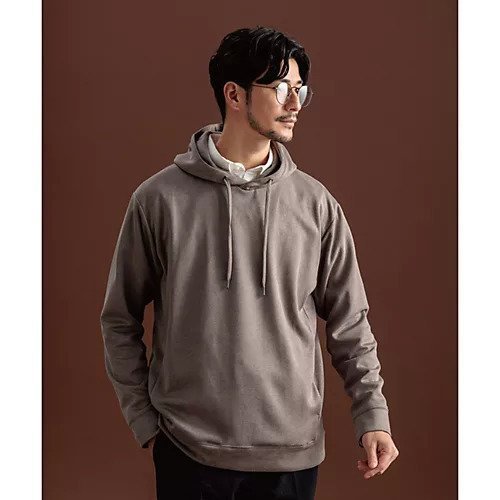 【ザ ショップ ティーケー/THE SHOP TK / MEN】の杢スウェードタッチパーカー インテリア・キッズ・メンズ・レディースファッション・服の通販 founy(ファニー) 　ファッション　Fashion　メンズファッション　MEN　インナー　Inner　スエード　Suede　ストレッチ　Stretch　スマート　Smart　ポケット　Pocket　メランジ　Melange　エレガント 上品　Elegant　トープ|ID: prp329100004158628 ipo3291000000029580449