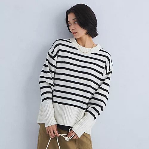 【グリーンレーベル リラクシング / ユナイテッドアローズ/green label relaxing / UNITED ARROWS】のSERENITY セレニティ クルーネック プルオーバー ニット インテリア・キッズ・メンズ・レディースファッション・服の通販 founy(ファニー) https://founy.com/ ファッション Fashion レディースファッション WOMEN トップス・カットソー Tops/Tshirt ニット Knit Tops プルオーバー Pullover 秋 Autumn/Fall カットソー Cut And Sew クロップド Cropped サテン Satin デニム Denim トレンド Trend ハイネック High Neck ブルゾン Blouson ベーシック Basic ボーダー Border マフラー Scarf 冬 Winter おすすめ Recommend |ID: prp329100004159844 ipo3291000000028702906