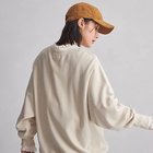 【グリーンレーベル リラクシング / ユナイテッドアローズ/green label relaxing / UNITED ARROWS】のルーズフィット スウェット プルオーバー BEIGE|ID:prp329100004159854