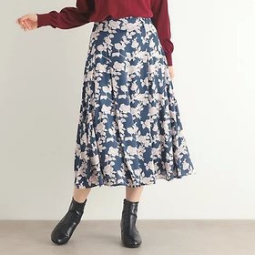 【ローラアシュレイ/LAURA ASHLEY】の【ウエストゴム/3colors/同柄アイテムあり】ポリントン ローゼズ柄 サテンスカート 人気、トレンドファッション・服の通販 founy(ファニー) ファッション Fashion レディースファッション WOMEN スカート Skirt なめらか Smooth サテン Satin ポケット Pocket |ID:prp329100004159870