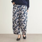 【ローラアシュレイ/LAURA ASHLEY】の【ウエストゴム/3colors/同柄アイテムあり】ポリントン ローゼズ柄 サテンパンツ ネイビー|ID: prp329100004159888 ipo3291000000028703162