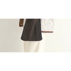 【ローラアシュレイ/LAURA ASHLEY】の【横マチあり/3colors】ヘリンボーン ニットバッグ ブラウン|ID: prp329100004159902 ipo3291000000028703239