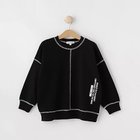 【シューラルー/SHOO LA RUE / KIDS】の【110-140cm】異素材切替えプルオーバー ブラック|ID: prp329100004160002 ipo3291000000028704011