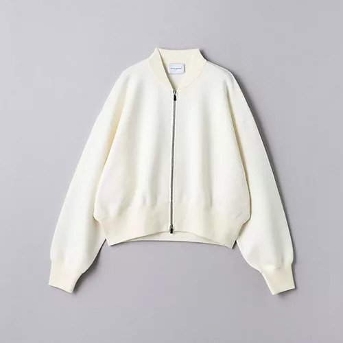 【ユナイテッドアローズ/UNITED ARROWS】のCOMFY ニット ブルゾン インテリア・キッズ・メンズ・レディースファッション・服の通販 founy(ファニー) 　ファッション　Fashion　レディースファッション　WOMEN　アウター　Coat Outerwear　ブルゾン　Blouson/Jackets　トップス・カットソー　Tops/Tshirt　ニット　Knit Tops　インナー　Inner　クール　Cool　ショート　Short　シルバー　Silver　スリム　Slim　タートルネック　Turtleneck　バランス　Balance　ブルゾン　Blouson　OFF WHITE|ID: prp329100004161347 ipo3291000000028724148