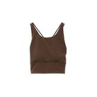 【ジュリエ/Julier】の【定番】YOGA FITショートトップス/パット付 ブラウン|ID: prp329100004161447 ipo3291000000032638447