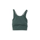【ジュリエ/Julier】の【定番】YOGA FITショートトップス/パット付 ダークグリーン|ID: prp329100004161447 ipo3291000000032649748