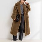 【ノーリーズソフィー/NOLLEY'S sophi】のフェイクテディファーロングコート 人気、トレンドファッション・服の通販 founy(ファニー) ファッション Fashion レディースファッション WOMEN アウター Coat Outerwear コート Coats 2024年 2024 2024-2025秋冬・A/W Aw/Autumn/Winter/Fw/Fall/2024-2025 おすすめ Recommend ショルダー Shoulder シンプル Simple スニーカー Sneakers ドロップ Drop フェイク Fake フェイクファー Faux Fur フラット Flat リラックス Relax ロング Long thumbnail キャメル|ID: prp329100004161469 ipo3291000000028724721