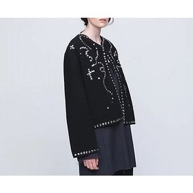 【ユナイテッドアローズ/UNITED ARROWS】のスパンコール ニット ジャケット 人気、トレンドファッション・服の通販 founy(ファニー) ファッション Fashion レディースファッション WOMEN アウター Coat Outerwear ジャケット Jackets ジャケット Jacket スパンコール Sequins ボトム Bottom ポケット Pocket 羽織 Haori モチーフ Motif ルーズ Loose おすすめ Recommend |ID:prp329100004161471