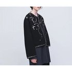 【ユナイテッドアローズ/UNITED ARROWS】のスパンコール ニット ジャケット BLACK|ID:prp329100004161471