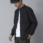 【ノーリーズ グッドマン/NOLLEY'S goodman / MEN】の【ACTIVE SECT】《限定展開 / 透湿 / UVカット》ポンチスリムバンドカラーシャツ ブラック|ID: prp329100004161518 ipo3291000000029340963